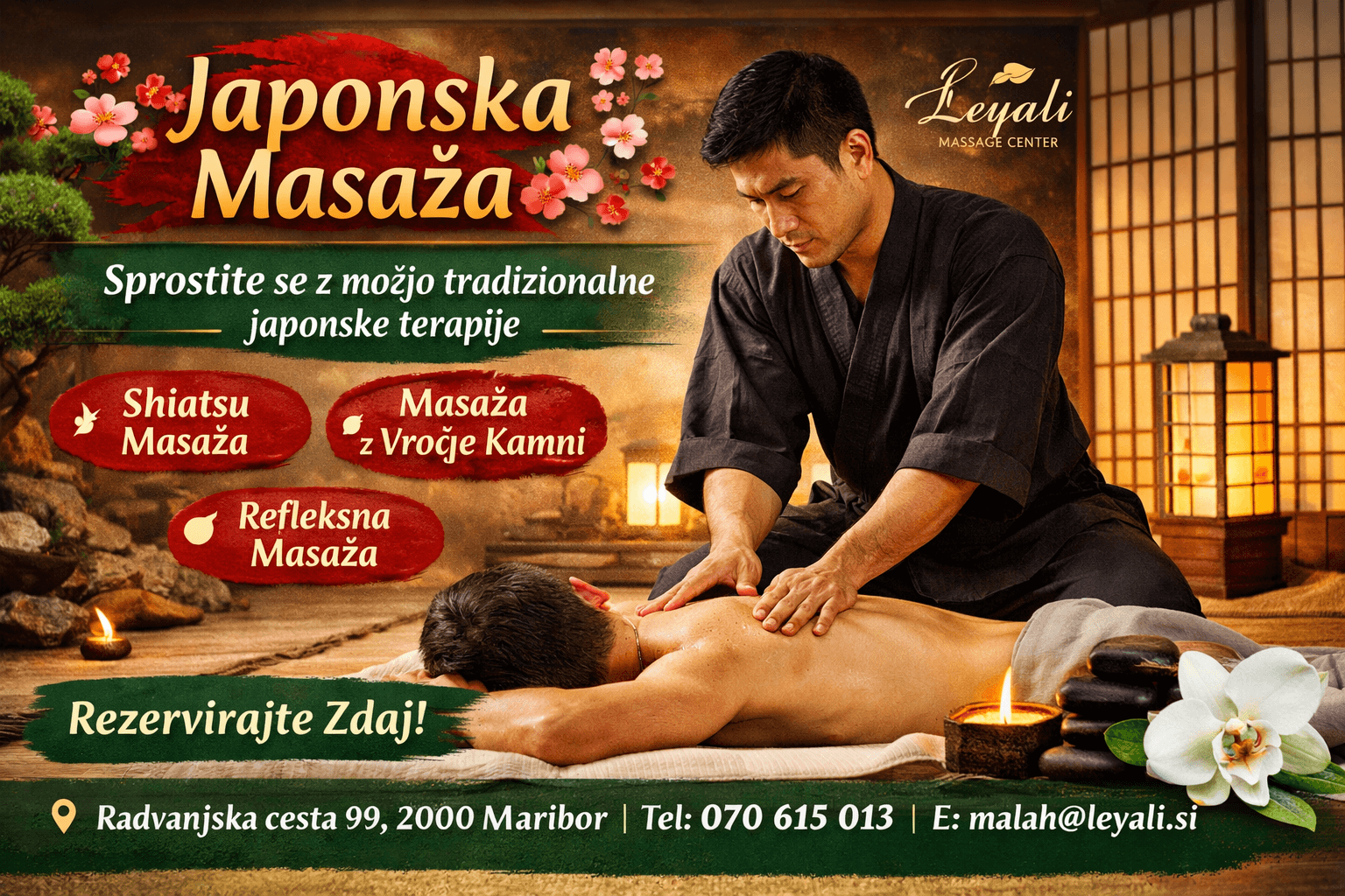 Tradicionalna Japonska Masaža z Modernim Pristopom