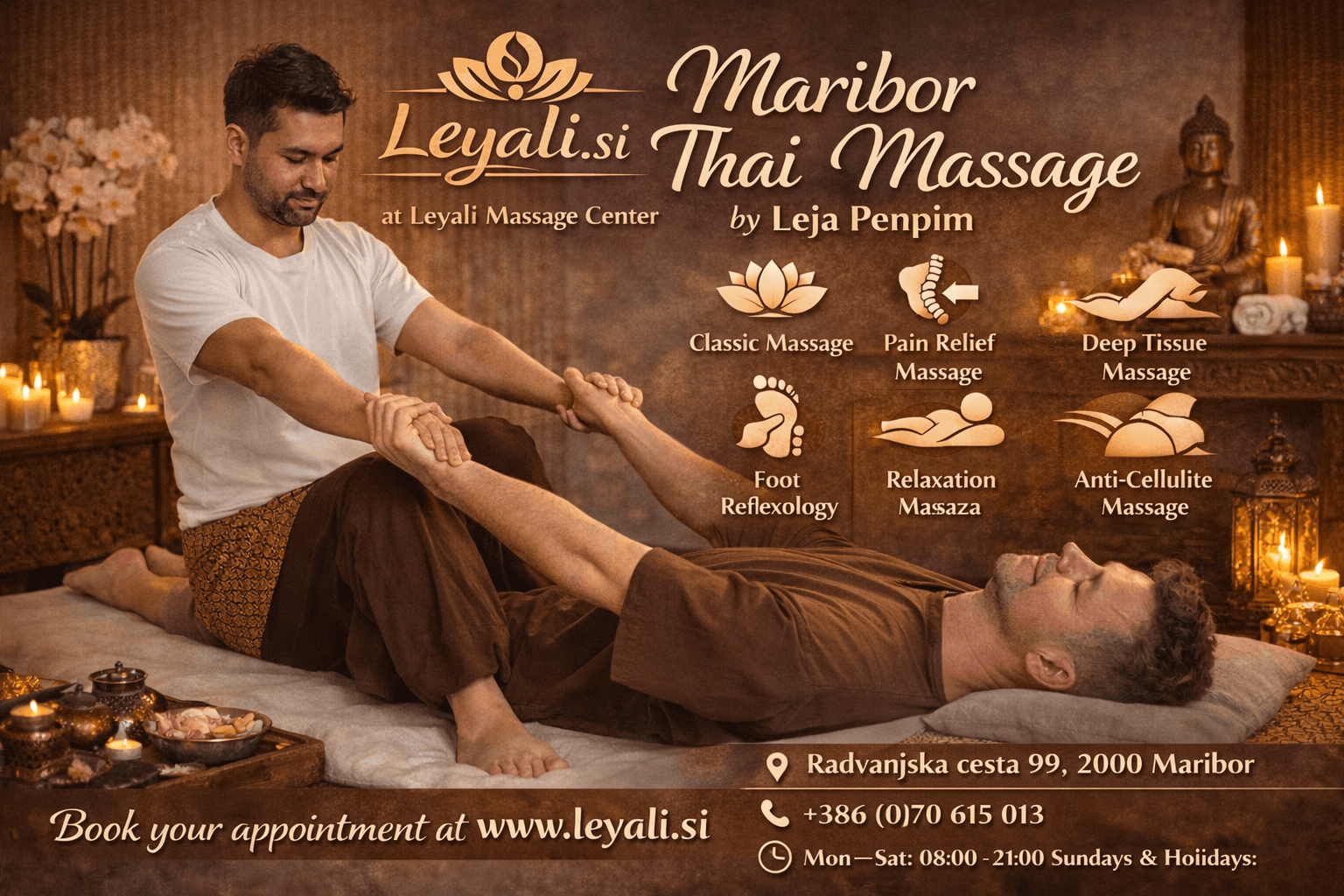 Maribor Tajska Masaža by Leja Penpim – Tradicionalna tajska terapija